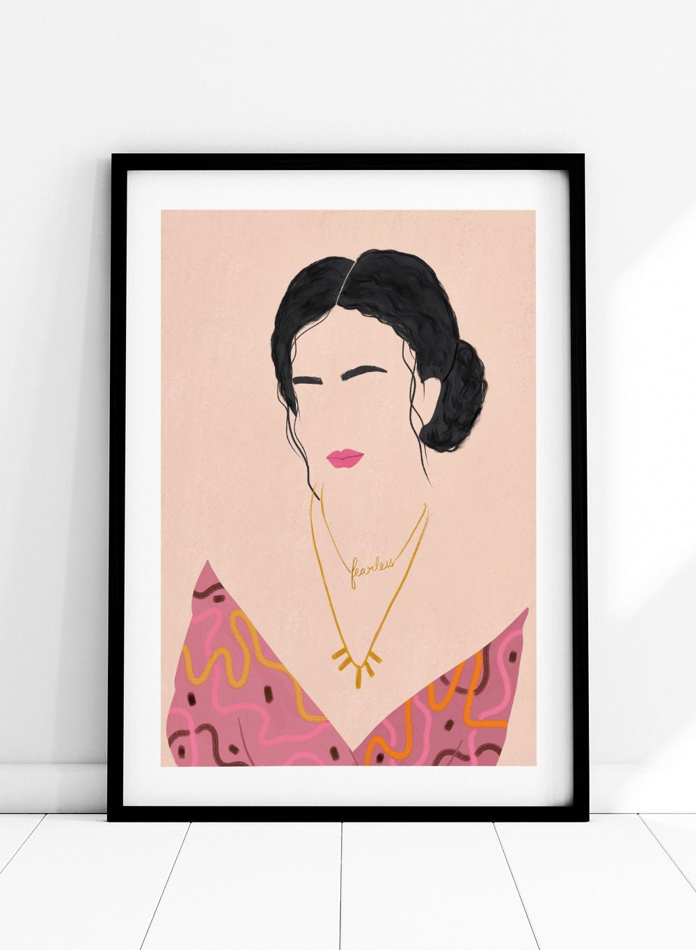 'Fearless Woman' Aesthetic Art Print_Sugar & Canvas