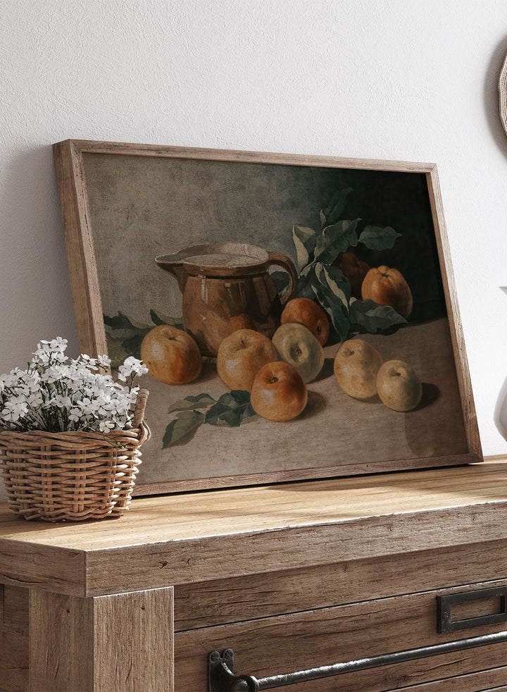 "Still Life with Apples" Art Print_Sugar & Canvas