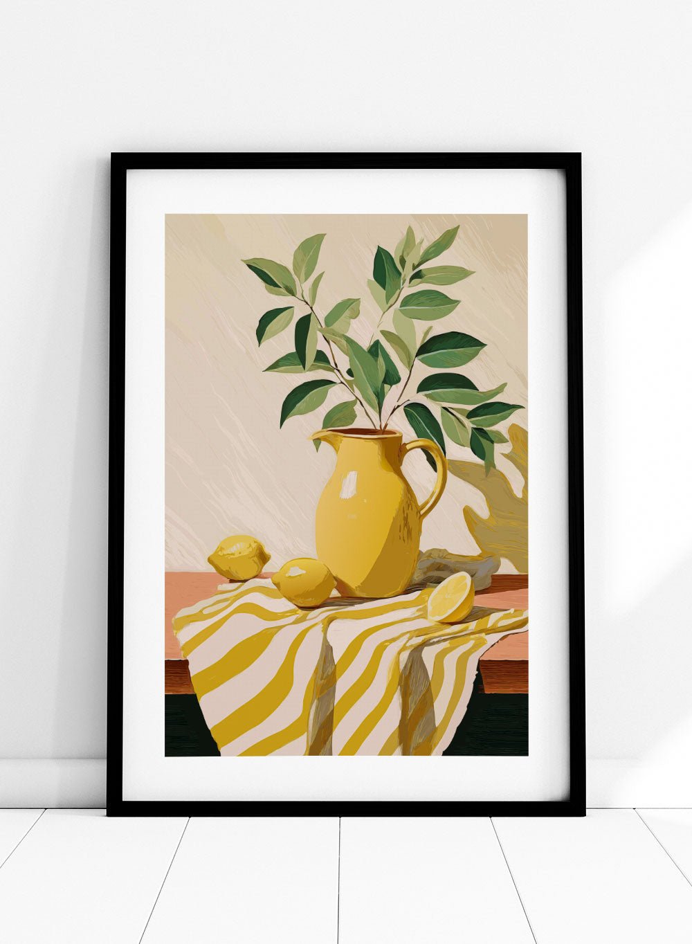 'Sun - drenched' Aesthetic Kitchen Art Print_Sugar & Canvas