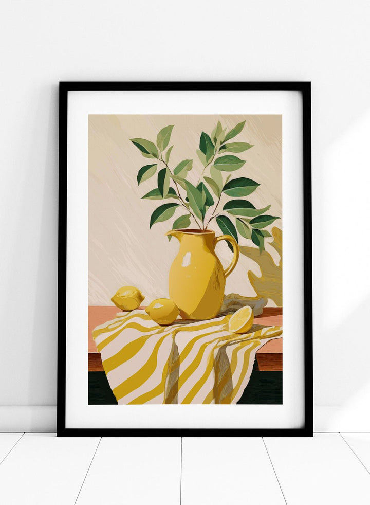 'Sun - drenched' Aesthetic Kitchen Art Print_Sugar & Canvas