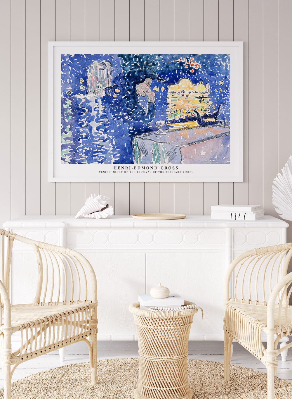 Venice: Night of the Festival of the Redeemer by Henri - Edmond Cross Print_Sugar & Canvas