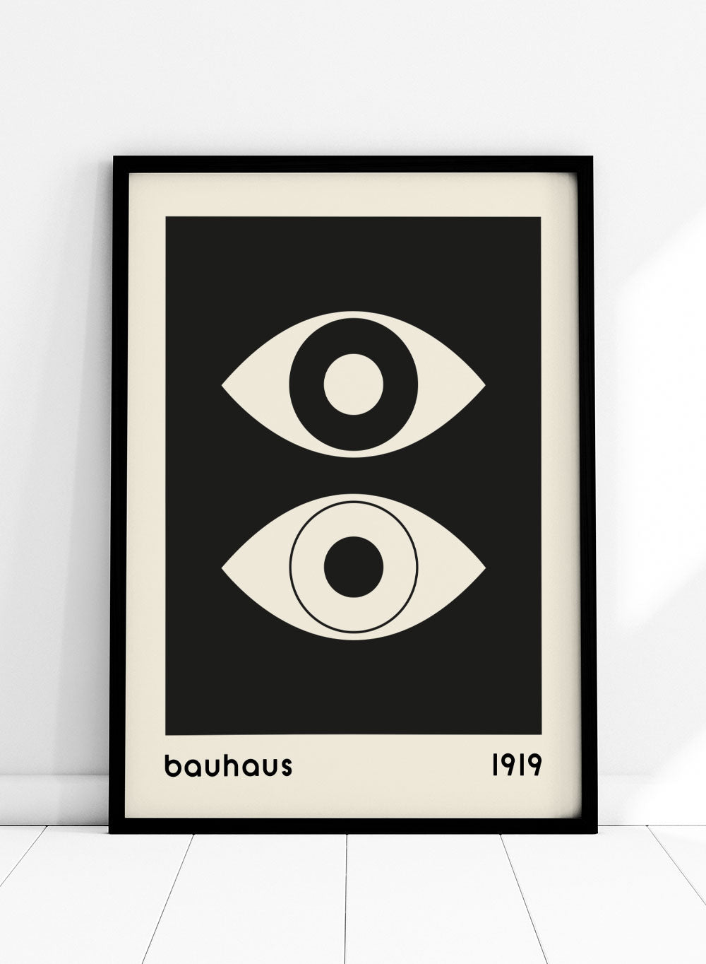 Bauhaus Geometric Eyes Abstract Art Print BH67_Sugar & Canvas