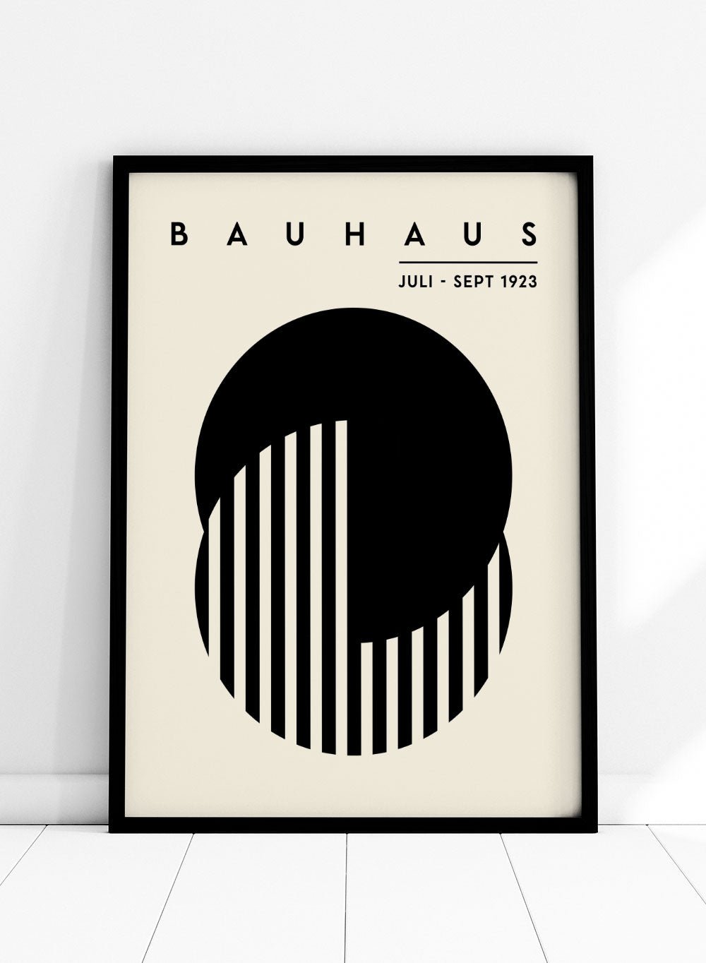 Bauhaus Geometric Circles Abstract Art Print BH69_Sugar & Canvas