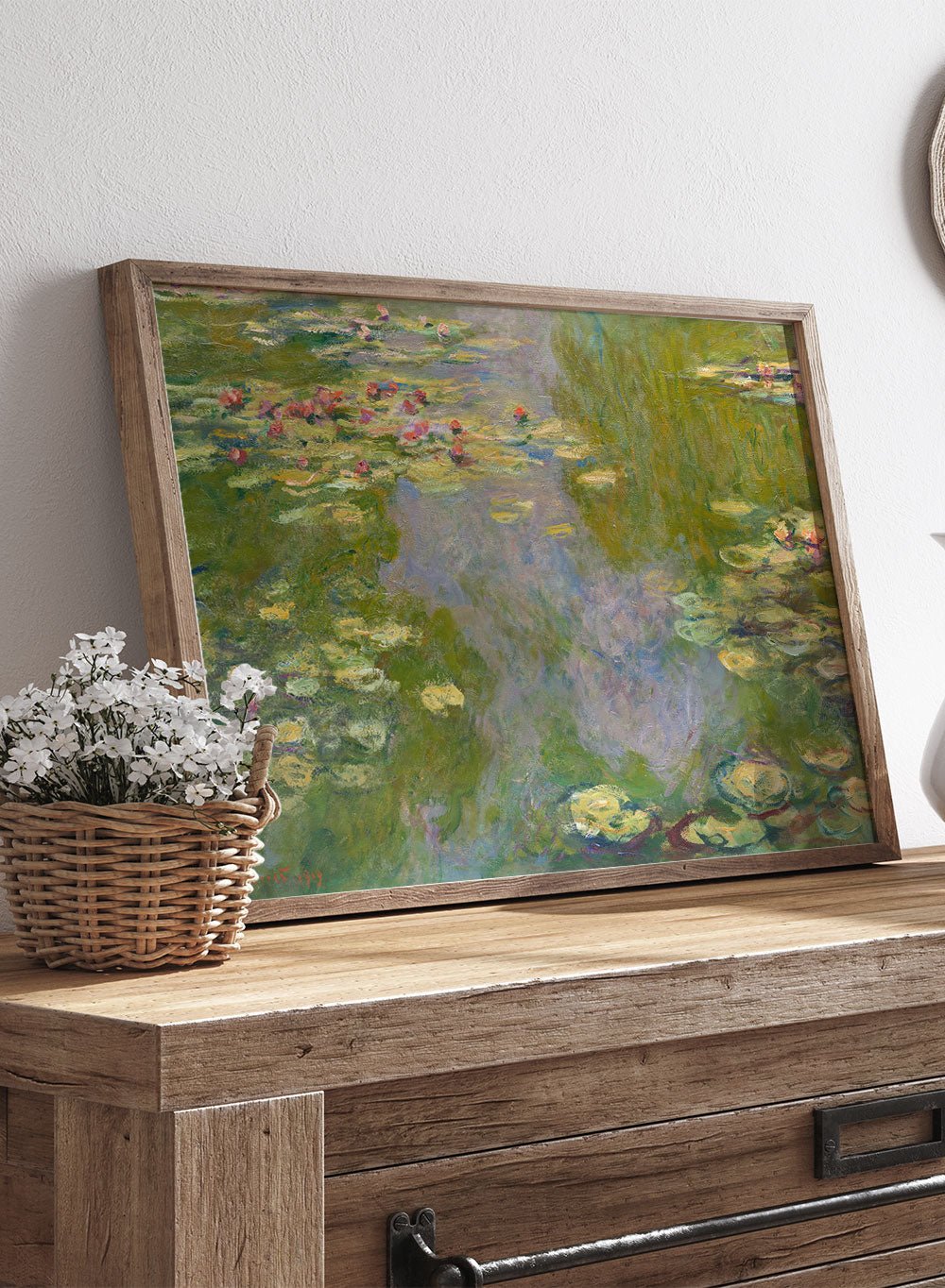 Claude Monet Water Lilies 1919 Art Print_Sugar & Canvas
