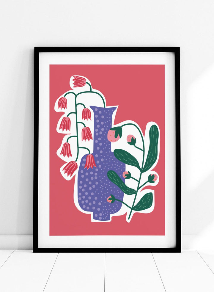 Abstract Flowers Art Print_Sugar & Canvas