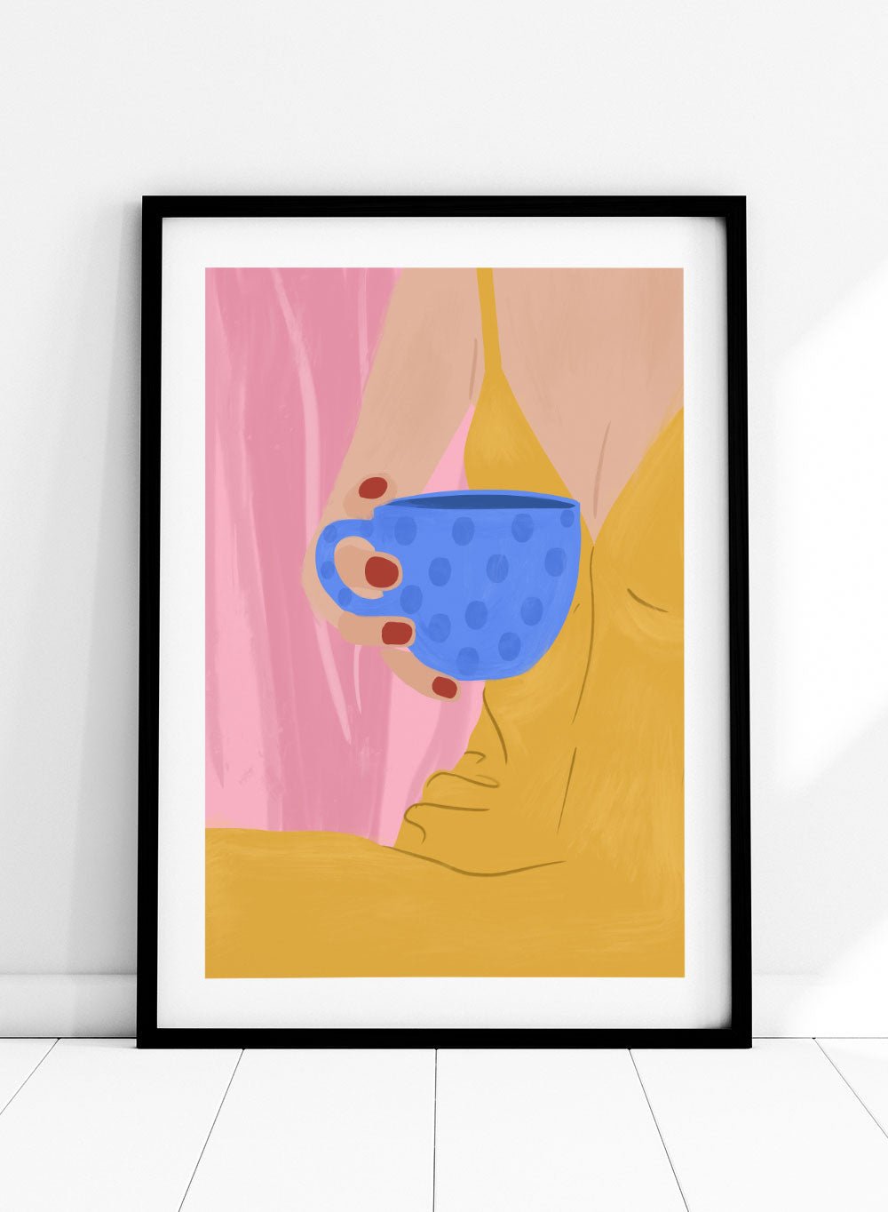 'Morning Coffee' Aesthetic Art Print_Sugar & Canvas