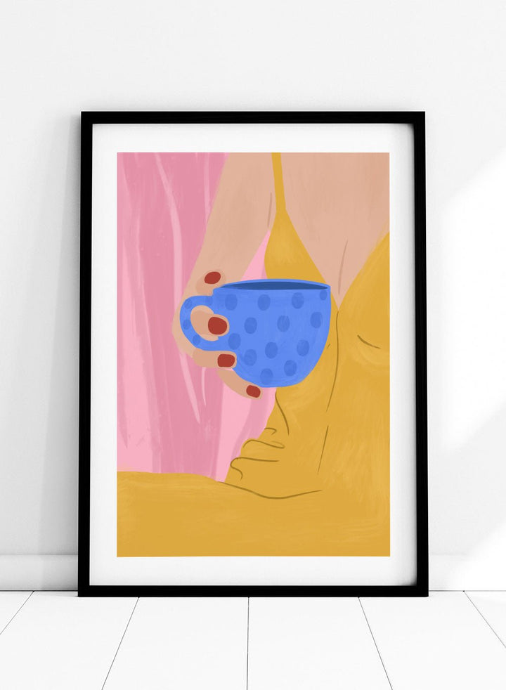'Morning Coffee' Aesthetic Art Print_Sugar & Canvas