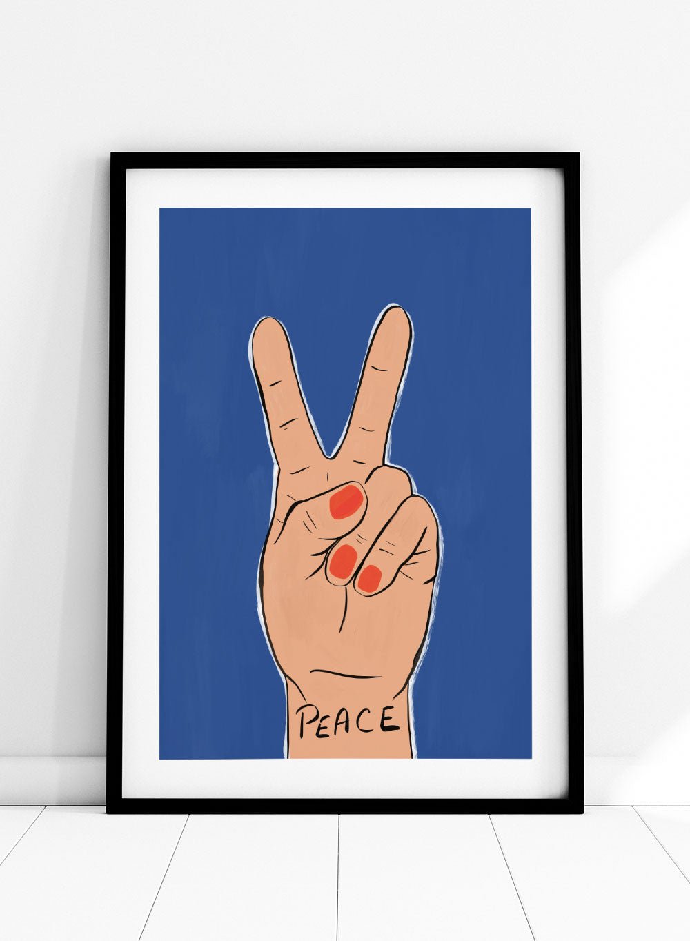 'Power in Peace' Aesthetic Art Print_Sugar & Canvas