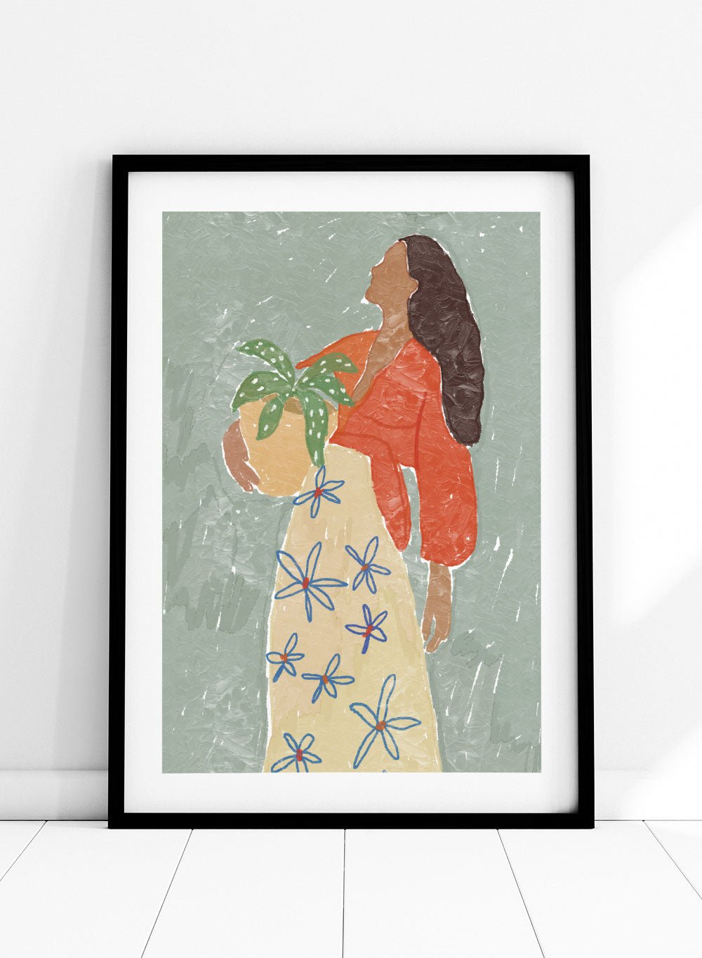 'The Plant Keeper' Aesthetic Art Print_Sugar & Canvas