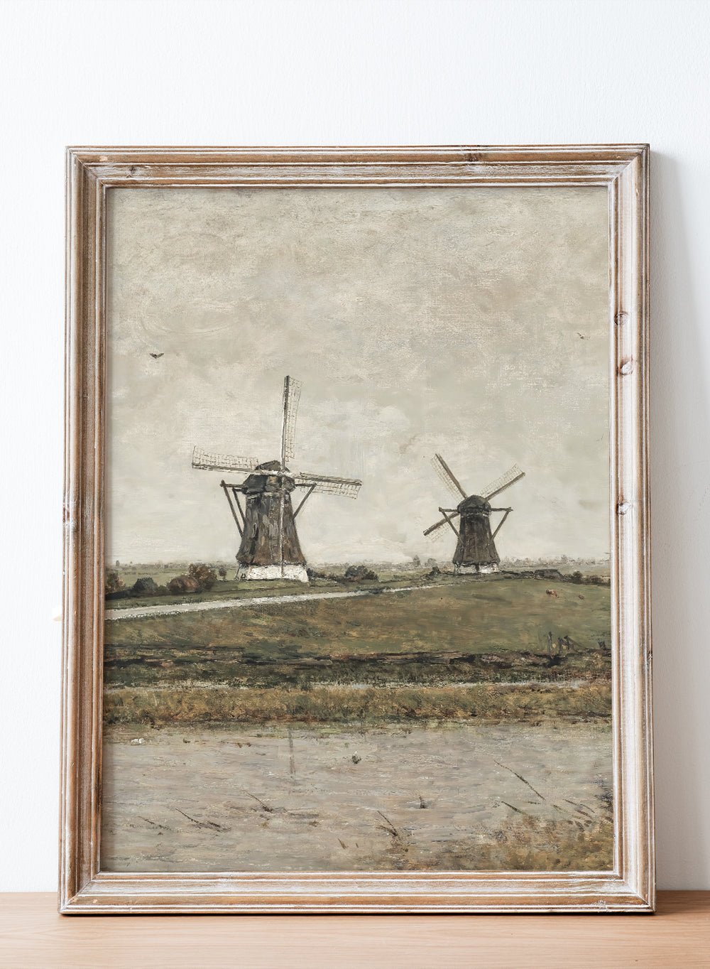 "Polder with Mills near Overschie" Art Print_Sugar & Canvas