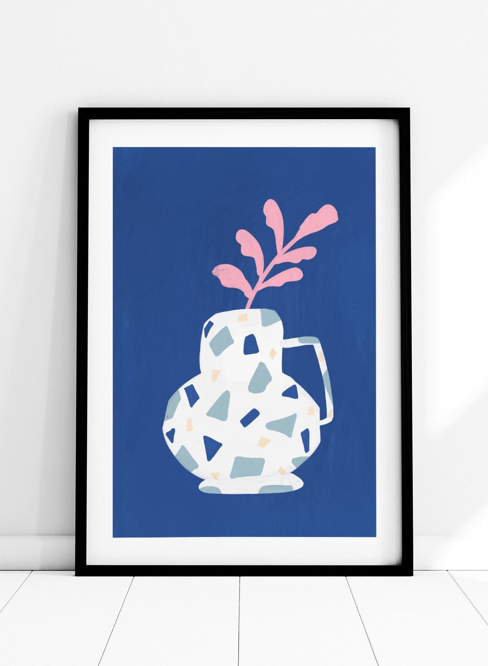'Terrazzo Vase' Aesthetic Art Print_Sugar & Canvas