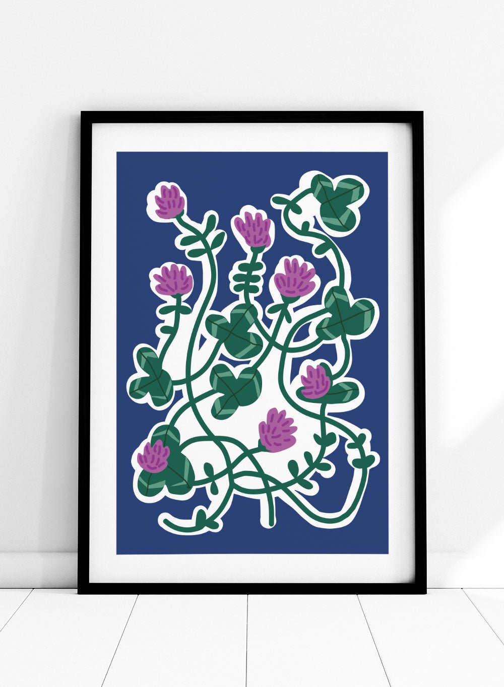 Abstract Flowers Art Print_Sugar & Canvas