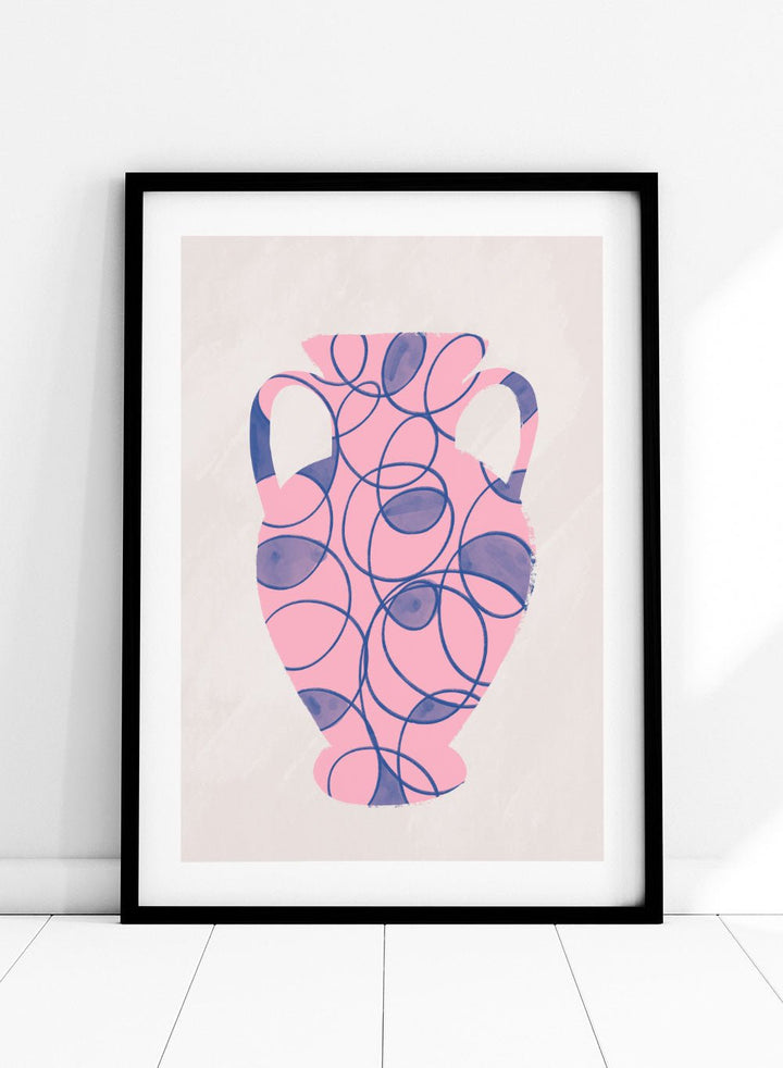 'Abstract Amphora' Aesthetic Art Print_Sugar & Canvas