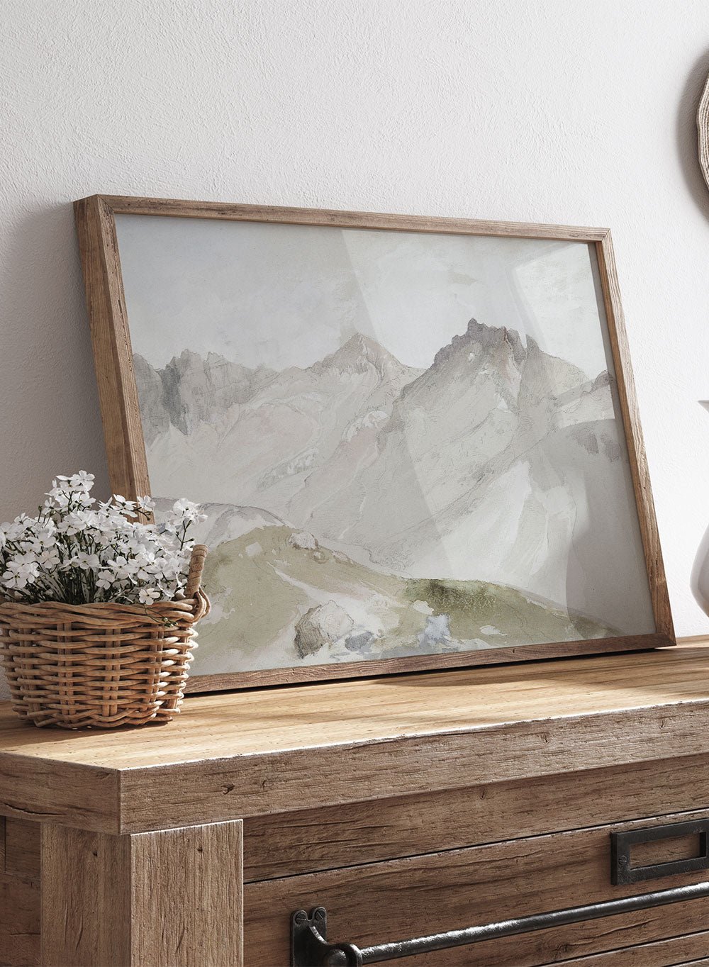 "The Upper End of Little Cottonwood Canyon" Art Print_Sugar & Canvas