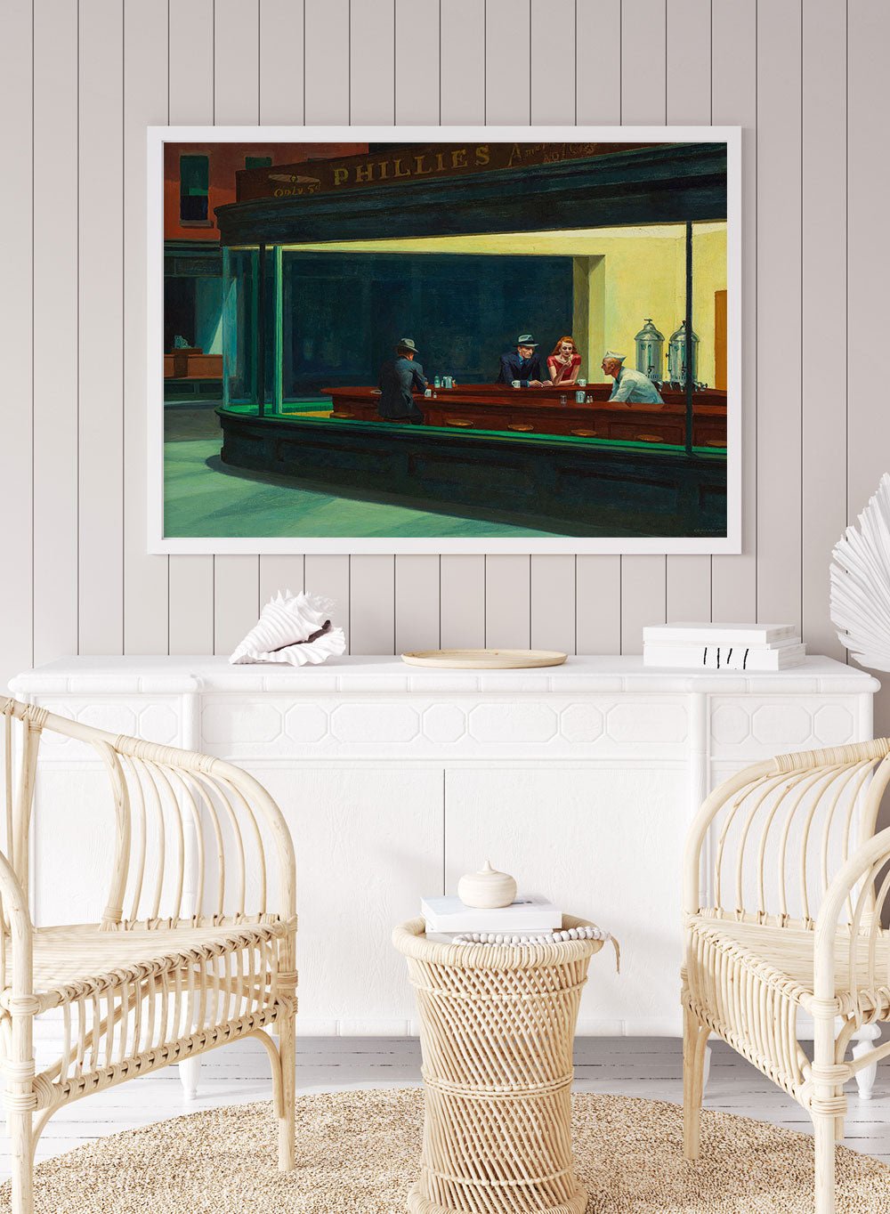 Edward Hopper Nighthawks 1942 Art Print EH01_Sugar & Canvas