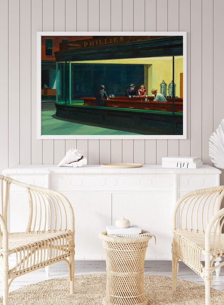 Edward Hopper Nighthawks 1942 Art Print EH01_Sugar & Canvas