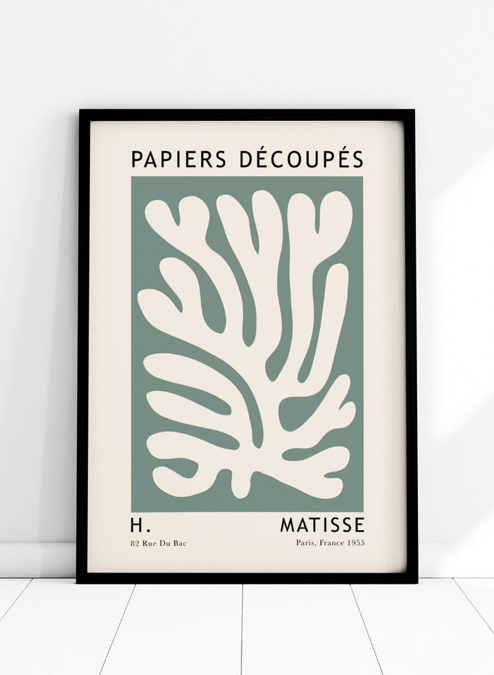The Cut - Outs Inspired by Henri Matisse Art Print_Sugar & Canvas