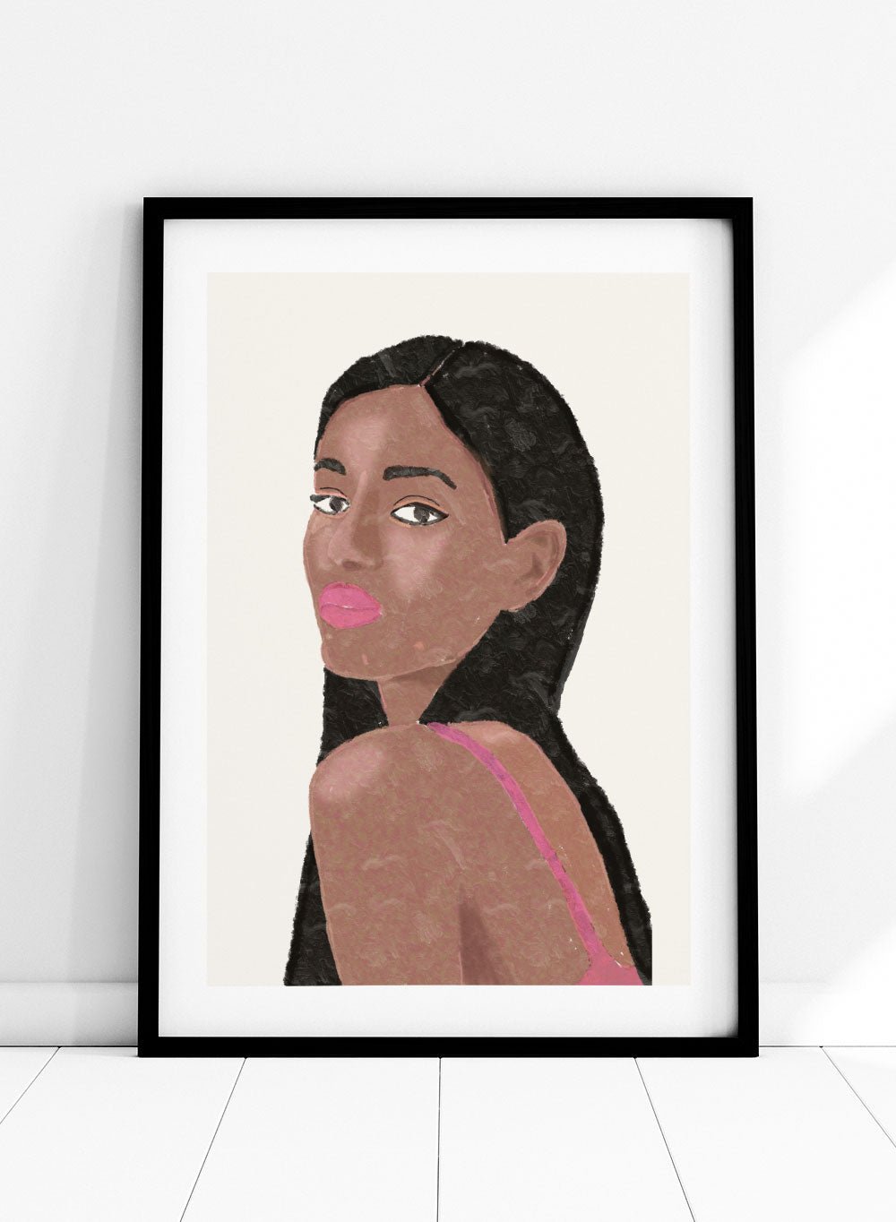 'Summer Gaze' Aesthetic Art Print_Sugar & Canvas