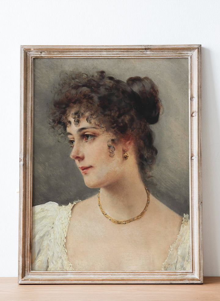 "A Young Beauty" Art Print_Sugar & Canvas