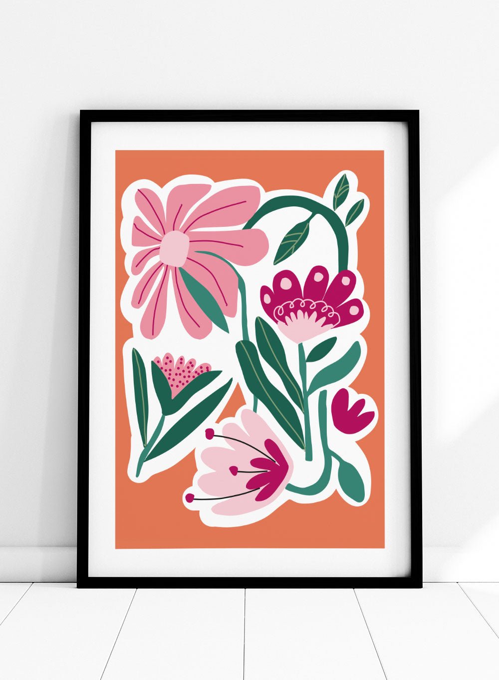 Abstract Flowers Art Print_Sugar & Canvas