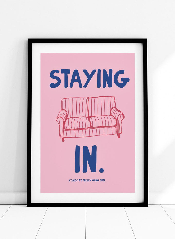 'Couch Club' Aesthetic Art Print_Sugar & Canvas