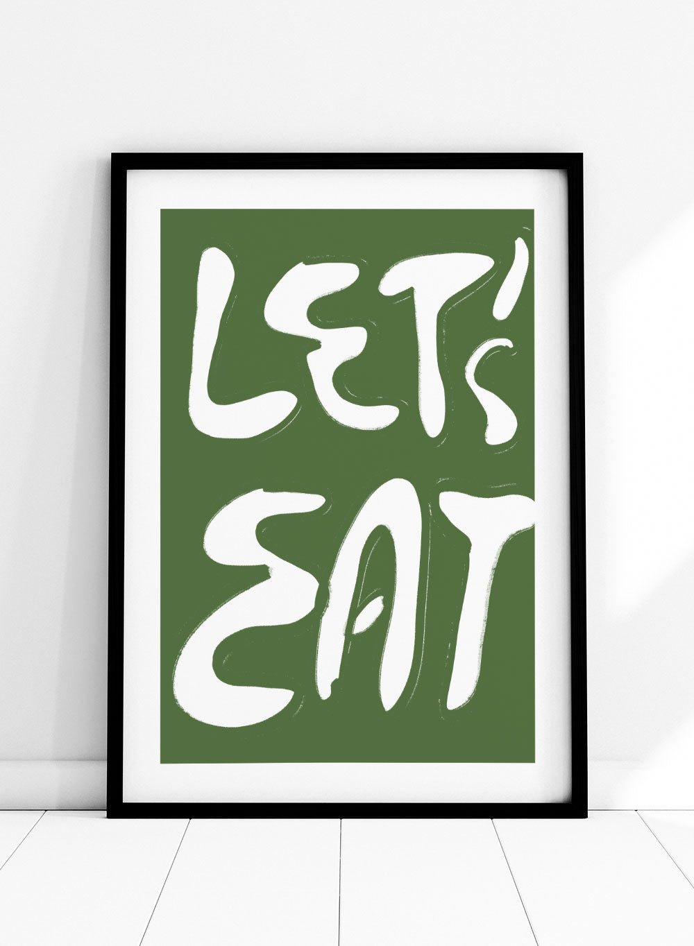 'Let’s Eat' Aesthetic Art Print_Sugar & Canvas