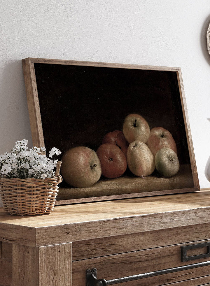 "Still Life of Apples" Art Print_Sugar & Canvas