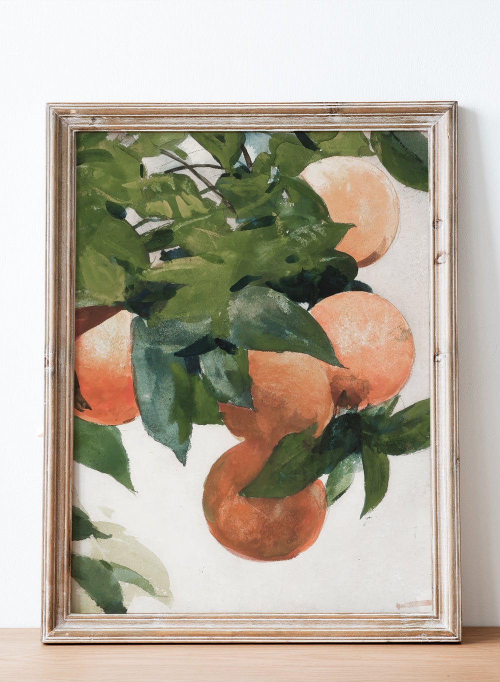 "Oranges on a Branch" Art Print_Sugar & Canvas