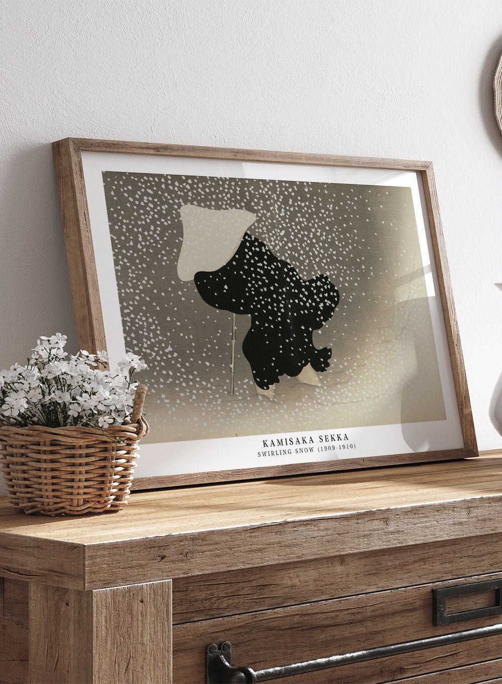 Kamisaka Sekka "Swirling Snow" Art Print_Sugar & Canvas