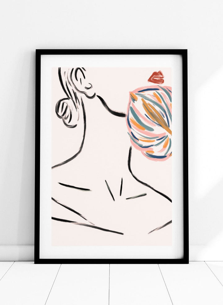 'Flower Bud' Aesthetic Art Print_Sugar & Canvas