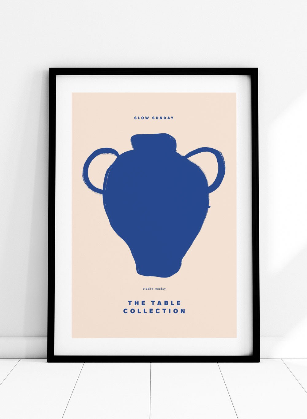 'Slow Sunday Vase' Aesthetic Art Print_Sugar & Canvas