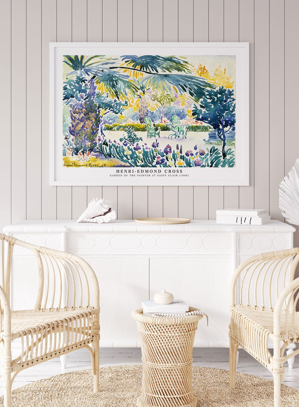 Garden of the Painter at Saint Clair by Henri - Edmond Cross Print_Sugar & Canvas