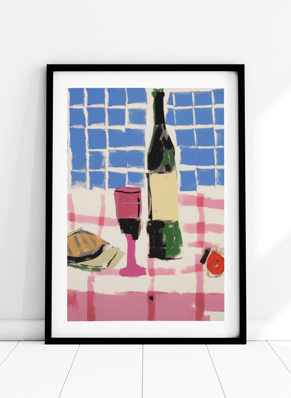 'Wine O’Clock' Aesthetic Art Print_Sugar & Canvas