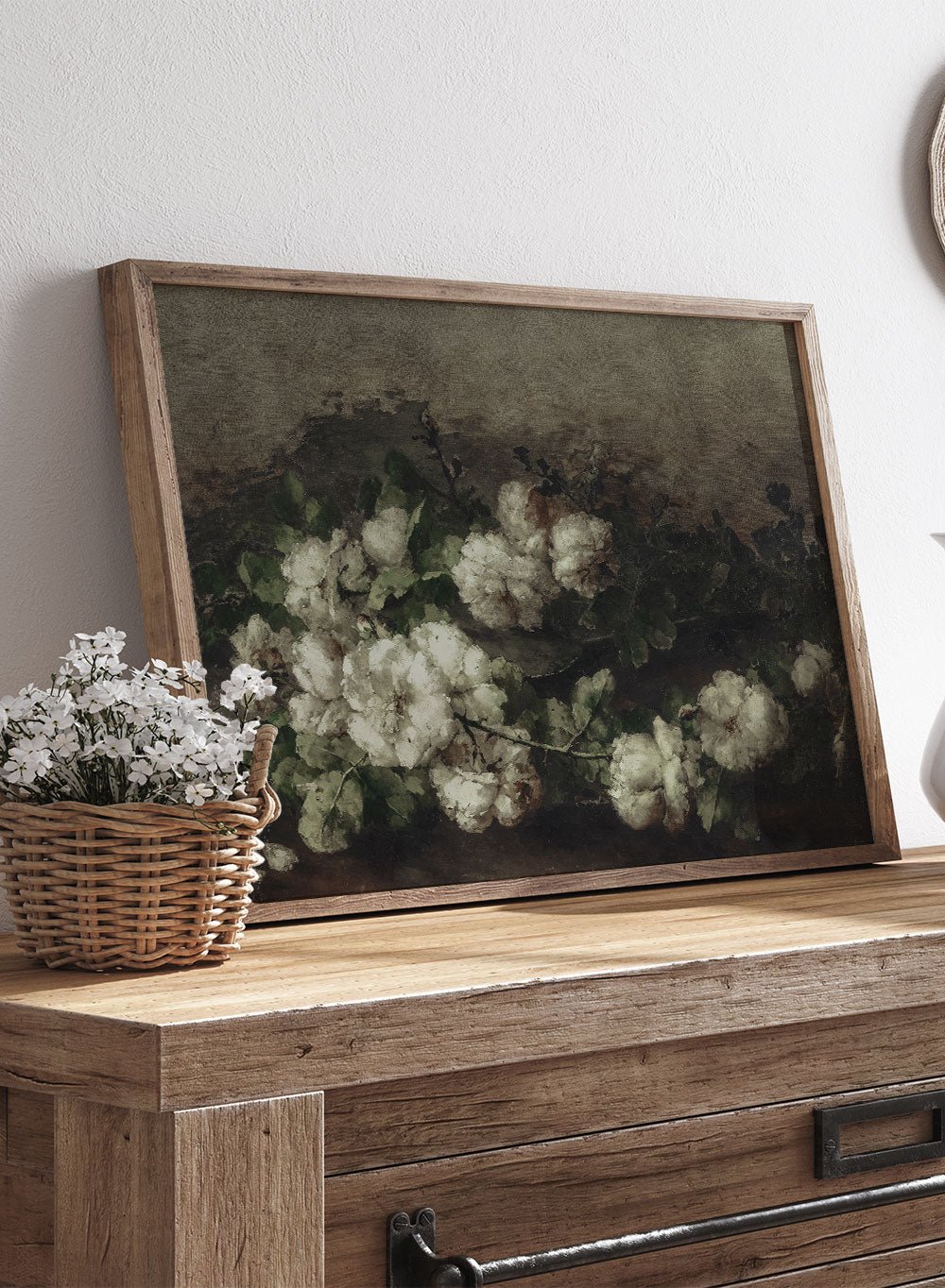 "White Roses" Art Print_Sugar & Canvas