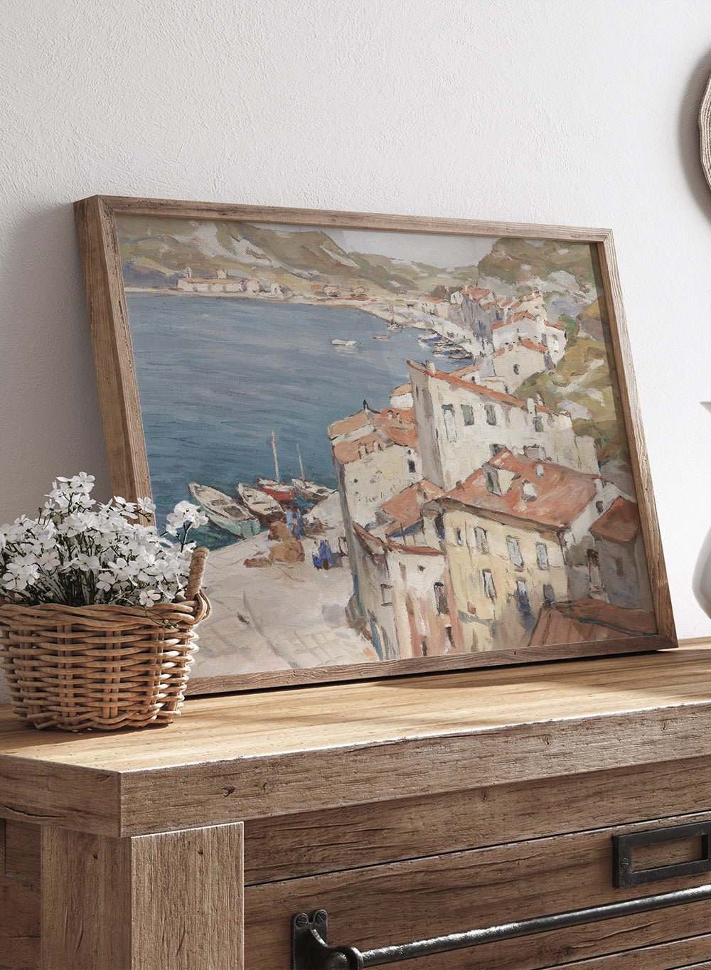 "Port of Bonifacio" Art Print_Sugar & Canvas