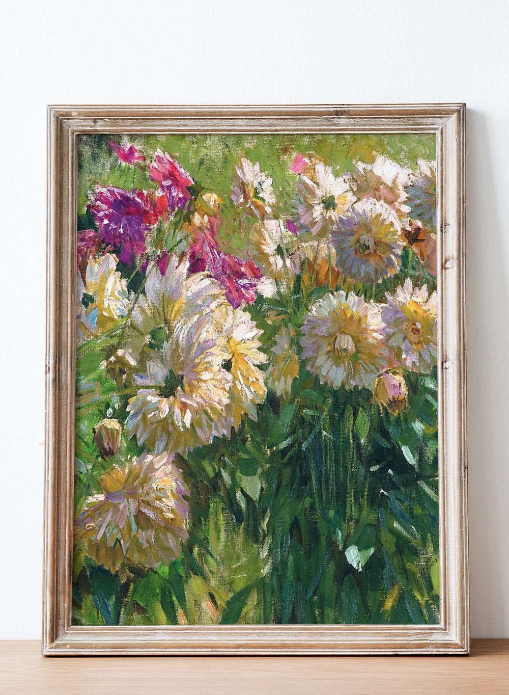 "Dahlias" Art Print_Sugar & Canvas