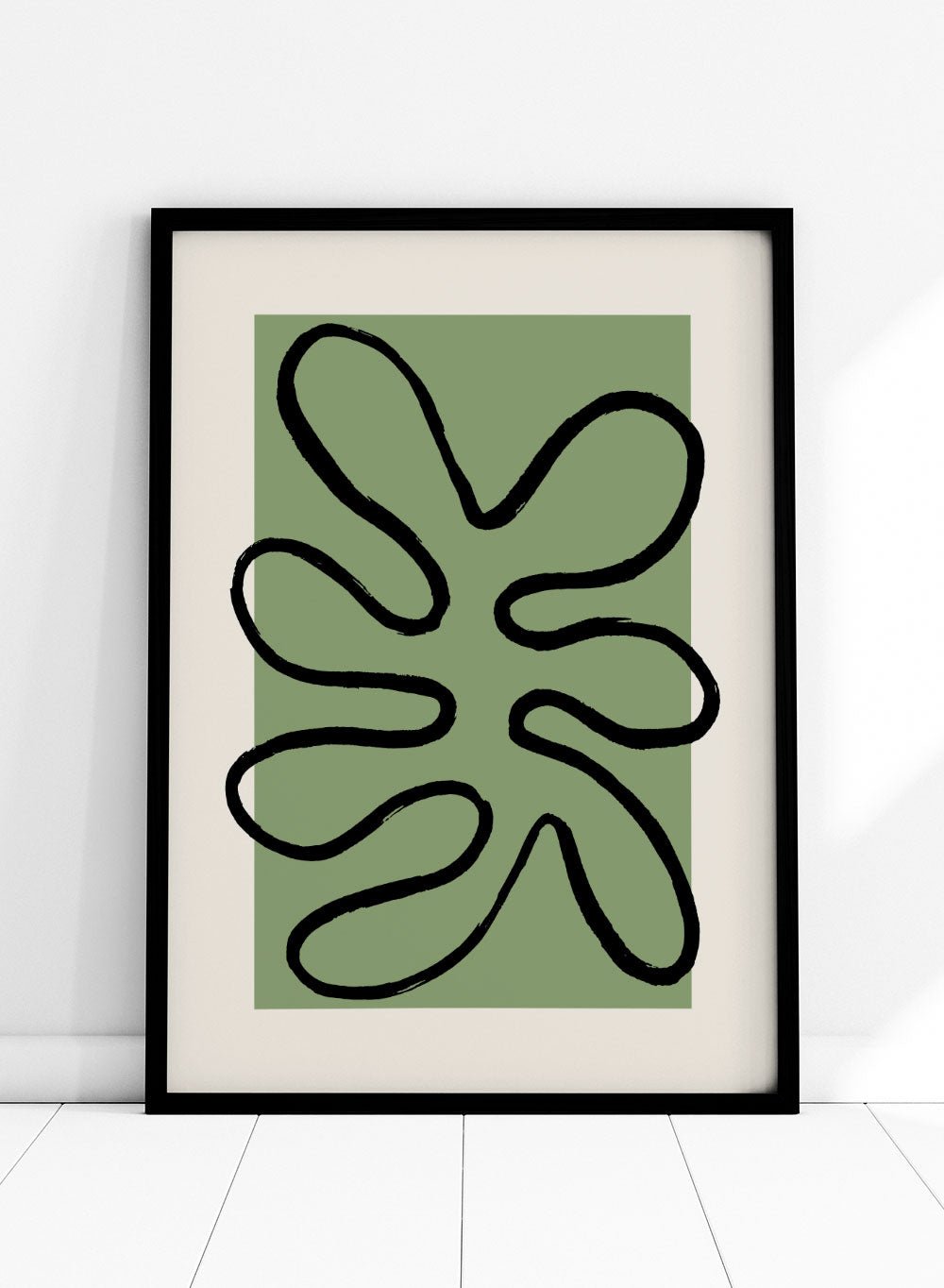 Green Cut - Outs Art Print_Sugar & Canvas