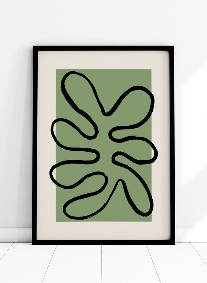 Green Cut - Outs Art Print_Sugar & Canvas