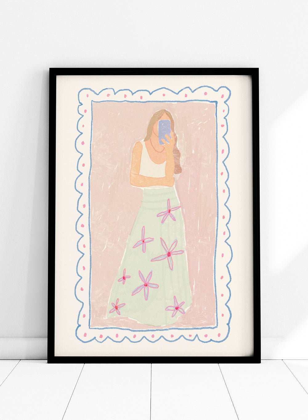 'Fit Check' Aesthetic Art Print_Sugar & Canvas