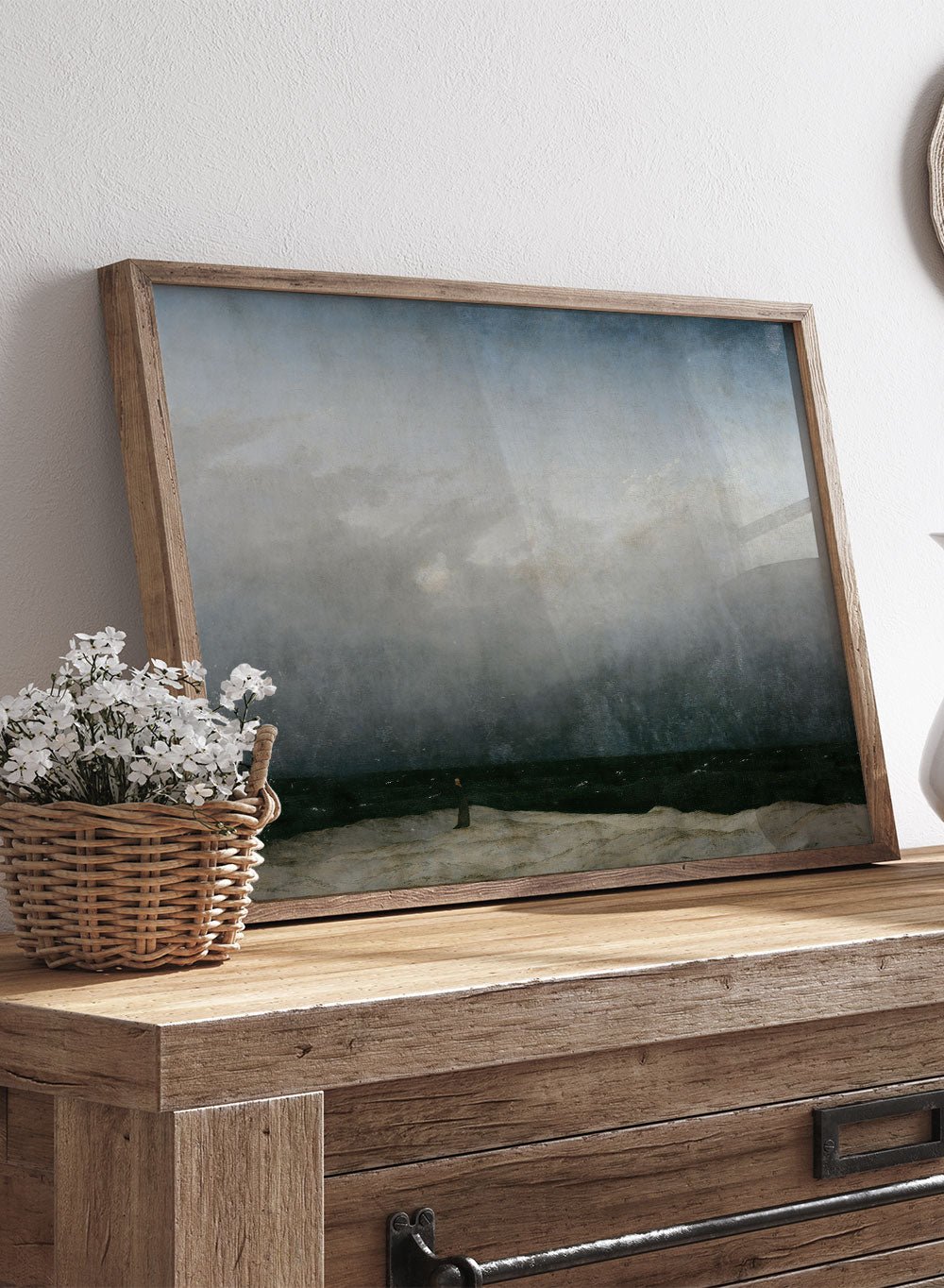 "Monk by the Sea" Art Print_Sugar & Canvas