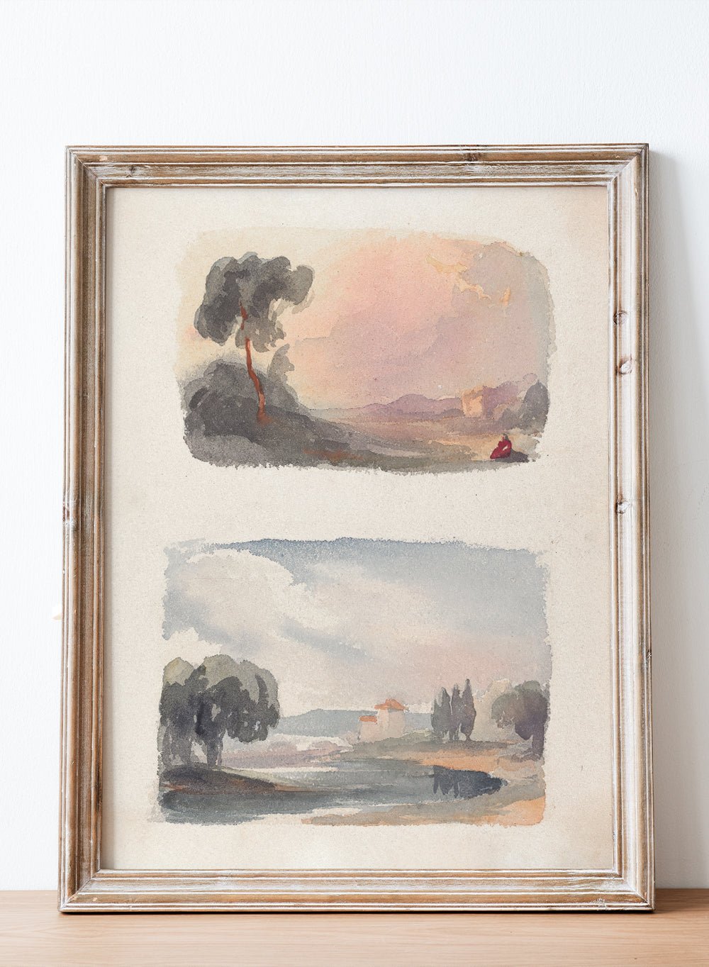 "Landscape with Mountains in Distance" Art Print_Sugar & Canvas