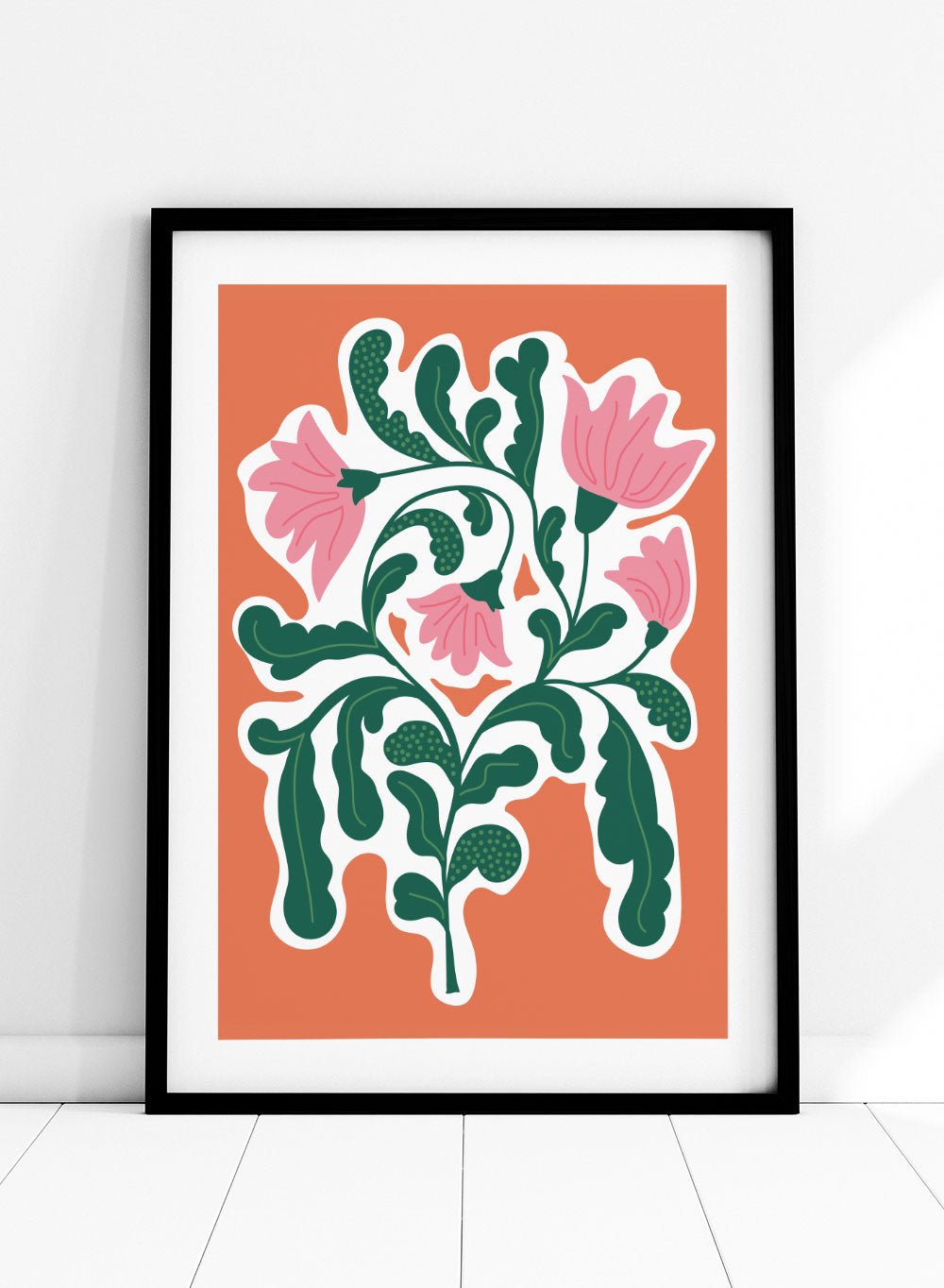 Abstract Flowers Art Print_Sugar & Canvas