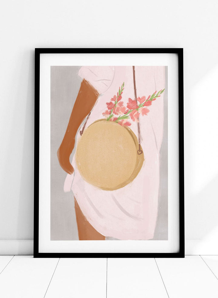'Spring Stroll' Aesthetic Art Print_Sugar & Canvas