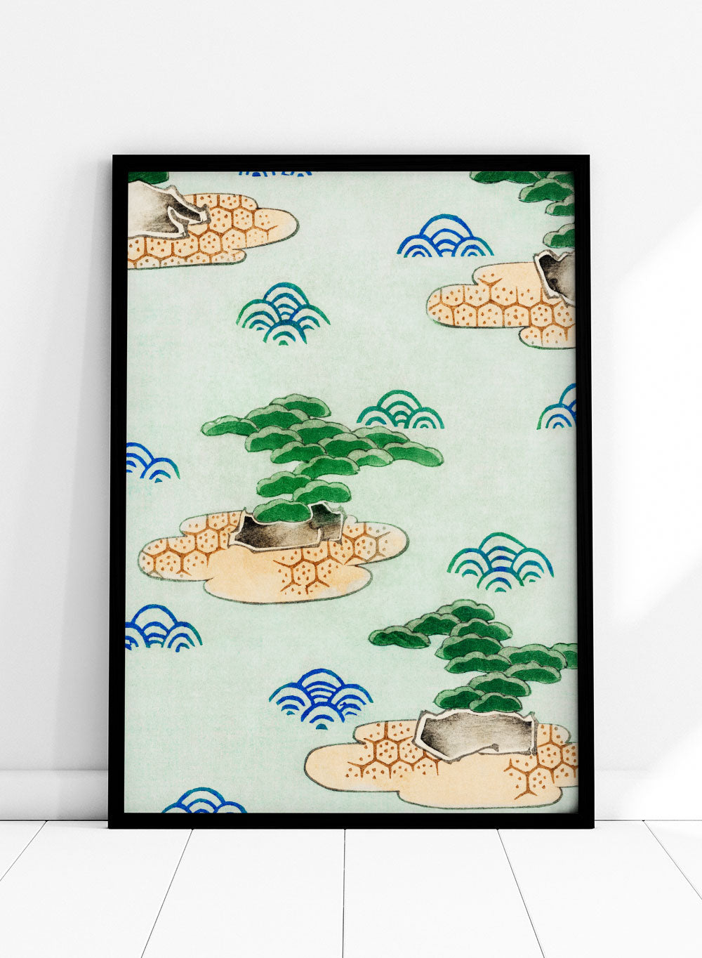 Watanabe Seitei Landscape illustration Bijutsu Sekai Vintage Japanese Woodblock Art Print | Japanese Art, Japanese Poster 渡辺省亭美術世界