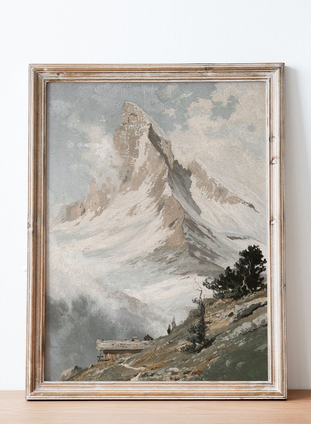 "View of the Matterhorn" Art Print_Sugar & Canvas