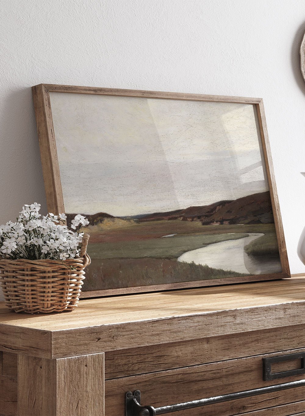 "A Summer's Day by the River Karup" Art Print_Sugar & Canvas