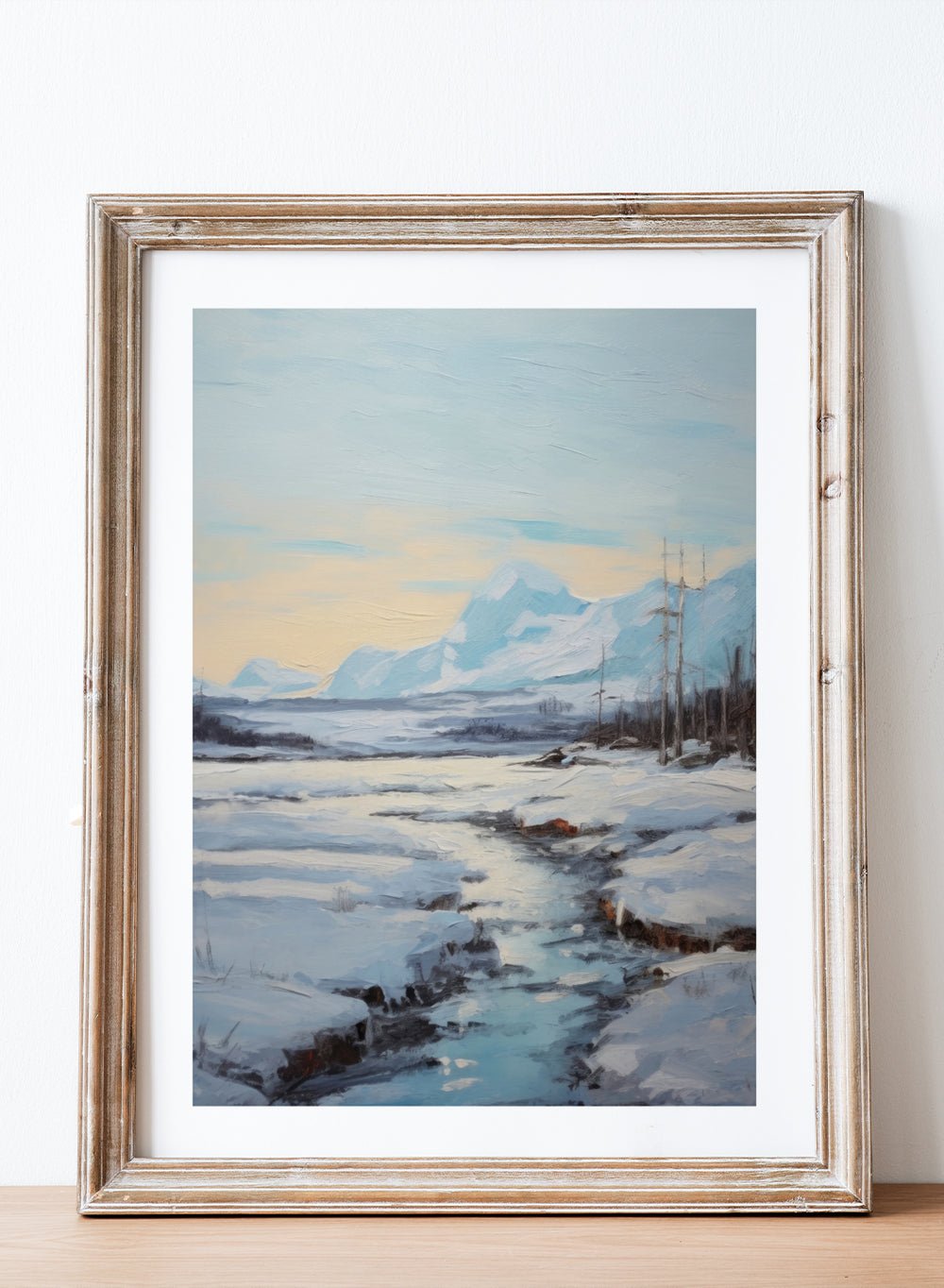 "Winter Landscape II" Art Print_Sugar & Canvas