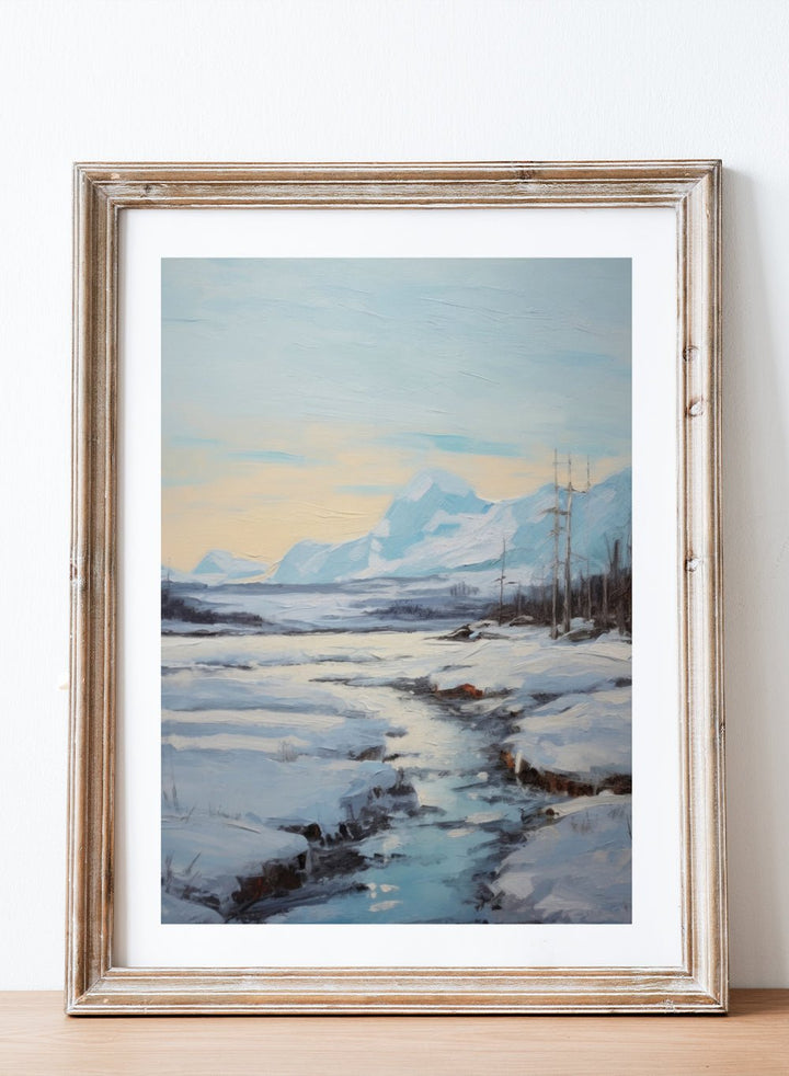 "Winter Landscape II" Art Print_Sugar & Canvas
