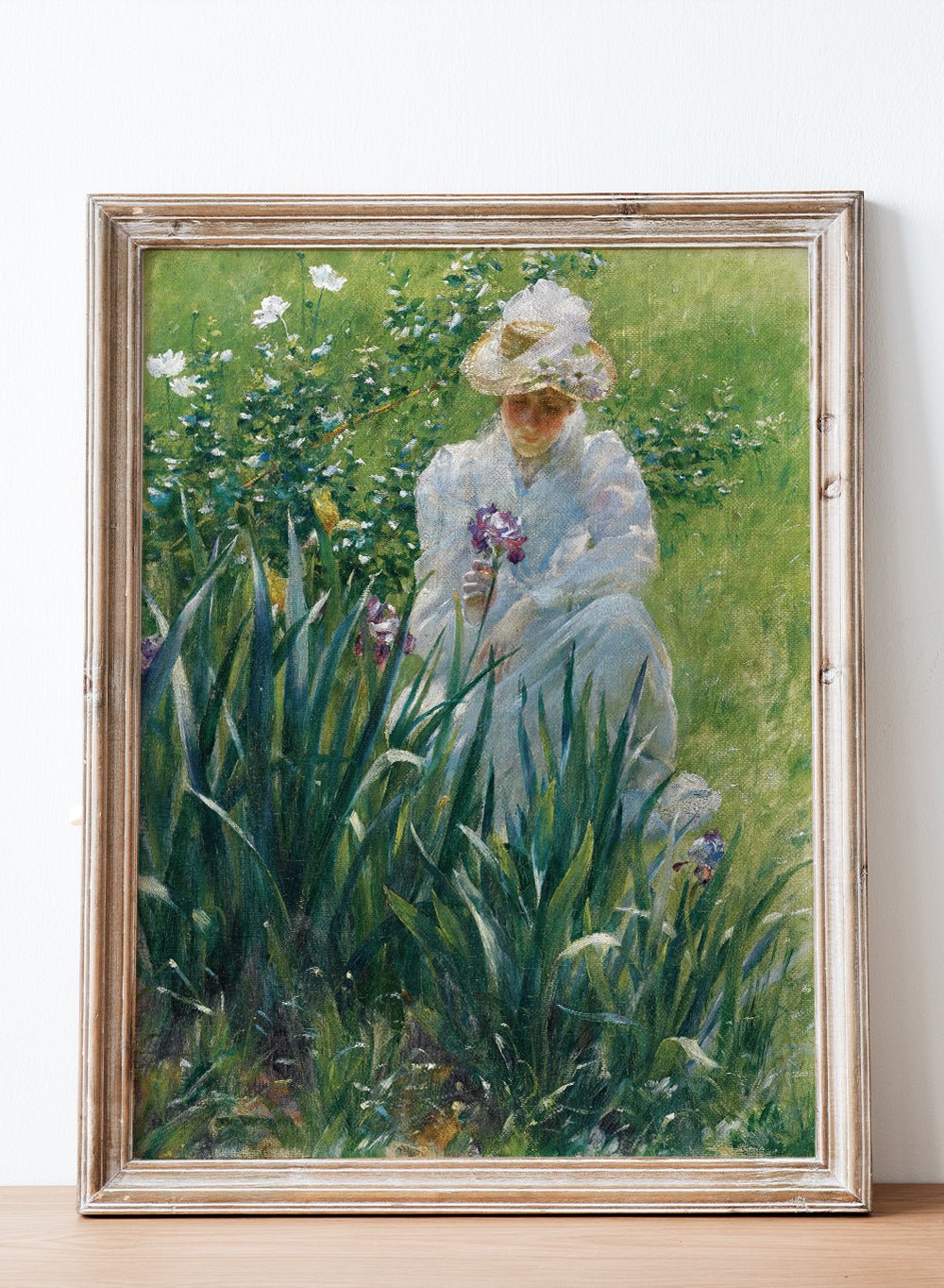 "The Iris Bed" Art Print_Sugar & Canvas