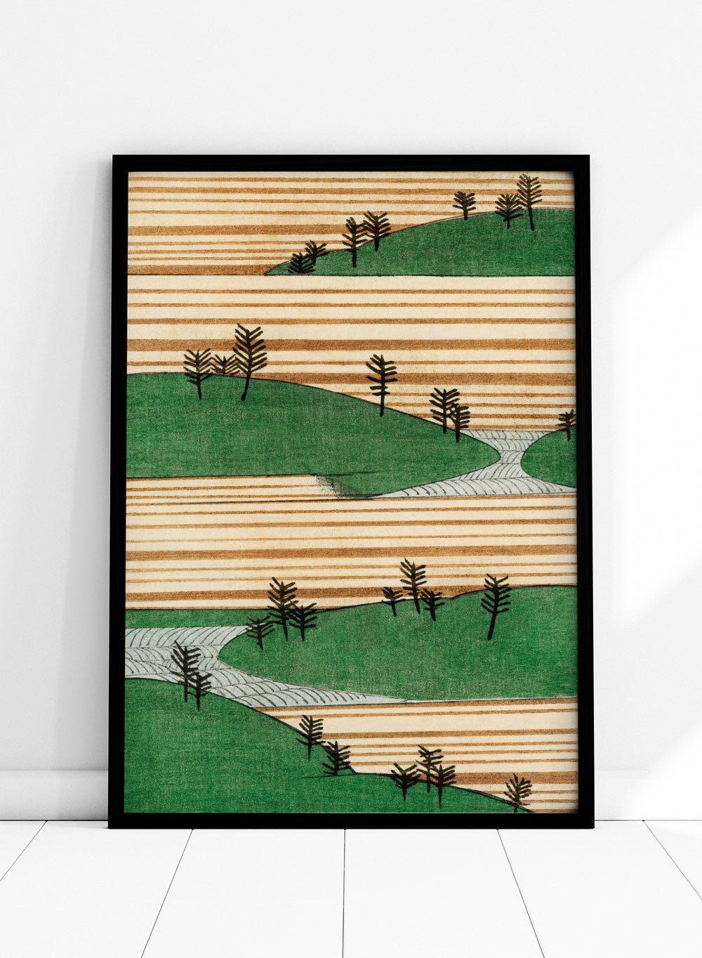 Watanabe Seitei Landscape Illustration Art Print_Sugar & Canvas